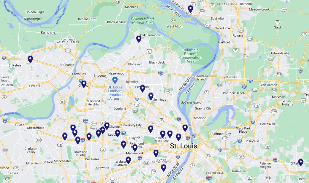 Secondary Schools Map